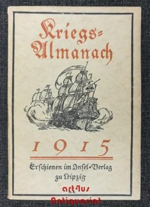 Imagen del vendedor de Insel : Kriegs-Almanach 1915. a la venta por art4us - Antiquariat