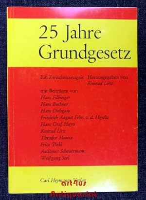 Immagine del venditore per 25 Jahre Grundgesetz : ein Zwischenzeugnis. venduto da art4us - Antiquariat