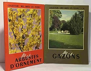 Mes gazons + Mes arbustes d'ornement --- 2 livres coll. mes amies les fleurs