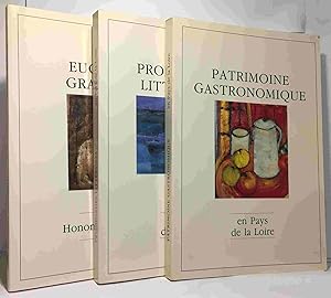 Seller image for Pays de la Loire coffret 3 livres: Patrimoine Gastronomique + Eug�nie Grandet + Promenades litt�raires for sale by crealivres