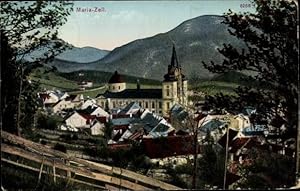 Ansichtskarte / Postkarte Mariazell Steiermark, Gesamtansicht