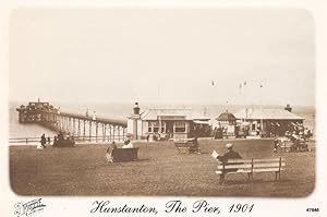 Hunstanton Pier Norfolk in 1901 Postcard