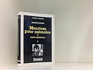 Imagen del vendedor de Meurtres pour mmoire (Futuropolis/Srie Noire) a la venta por Book Broker