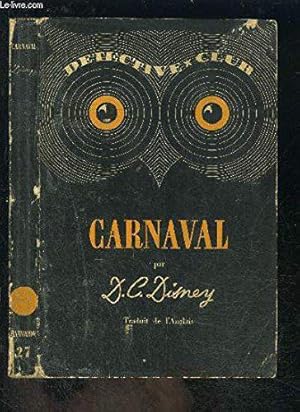 Bild des Verkufers fr Carnaval- Collection Detective Club N27 zum Verkauf von JLG_livres anciens et modernes