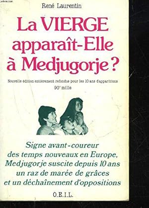 Seller image for La Vierge apparat-elle  Medjugorje ?. for sale by JLG_livres anciens et modernes