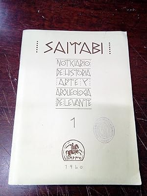 SAITABI. NOTICIARIO DE HISTORIA, ARTE Y ARQUEOLOGÍA. 1