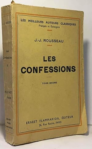 Seller image for Les confessions - Tome second for sale by crealivres