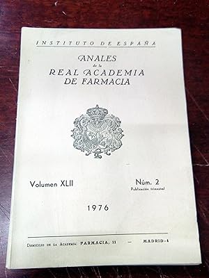 ANALES DE LA REAL ACADEMIA DE FARMACIA. Año XLII Nº 2. 1976