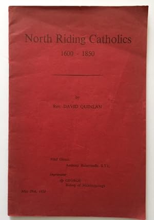 North Riding Catholics 1600-1850
