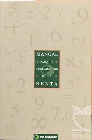 Immagine del venditore per Manual para la declaracin de la Renta y Patrimonio 1994 venduto da LIBRERA SOLN