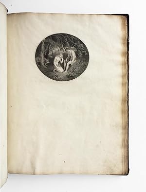 UNRECORDED PLATE VOLUME FOR THE 1794 RICHTER PARADISE LOST: 24 ENGRAVINGS, ENGRAVED DEDICATION PA...