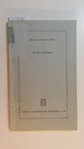 Image du vendeur pour Strafe und Staat : (Thomas Wrtenberger zum 65. Geburtstag) mis en vente par Gebrauchtbcherlogistik  H.J. Lauterbach