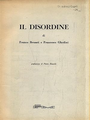 Immagine del venditore per Il disordine venduto da Librodifaccia