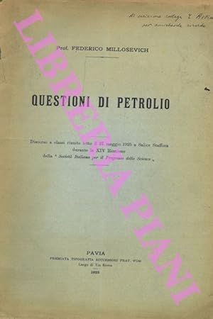 Questioni di petrolio.