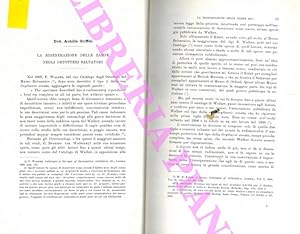 Imagen del vendedor de La rigenerazione delle zampe negli Ortotteri saltatori. a la venta por Libreria Piani