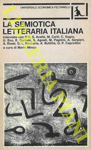 Seller image for La semiotica letteraria italiana. for sale by Libreria Piani