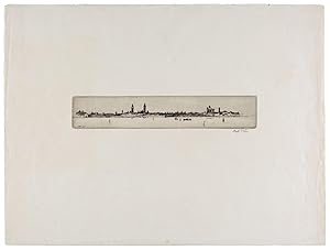 Imagen del vendedor de Panoramablick auf Venedig, 1917. a la venta por Galerie Joseph Fach GmbH