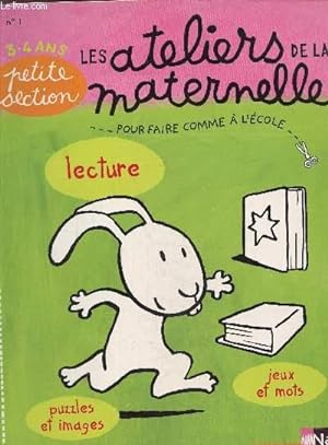 Bild des Verkufers fr Le ateliers de la maternelle, petite section zum Verkauf von Le-Livre