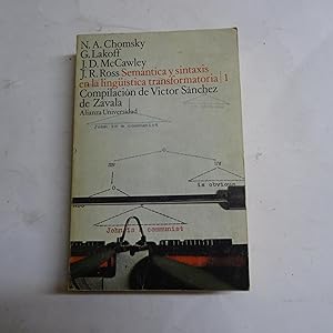 Seller image for SEMANTICA Y SINTAXIS EN LA LINGISTICA TRANSFORMATORIA, 1. Comienzos y centro de la polmica. for sale by Librera J. Cintas