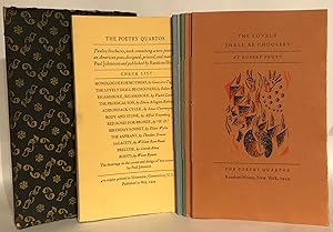 Bild des Verkufers fr The Poetry Quartos. Twelve pamphlets each containing a new poem by an American poet. zum Verkauf von Thomas Dorn, ABAA