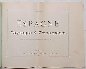 Espagne. Paysages & Monuments. (Autour du Monde. Aquarelles - Souvenirs de Voyages. Fascicule XXIII)