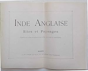 Inde Anglaise. Sites et paysages. (Autour du Monde. Aquarelles - Souvenirs de Voyages. Fascicule XV)