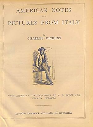 Bild des Verkufers fr American Notes And Pictures From Italy zum Verkauf von WeBuyBooks