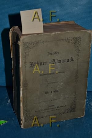 Image du vendeur pour Deutscher Bhnen-Almanach, Fnfundfnfzigster Jahrgang. (in 2 Theilen / 1 Buch) mis en vente par Antiquarische Fundgrube e.U.