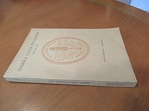Bild des Verkufers fr Sierra Club Bulletin Vol. Xxvi No. 1 February 1941 (Including) The Kings River Valley" By John Muir, "My First Summer In The Kings River Sierra" By Joseph N. Le Conte, "Early History Of The Kings River Sierra" By Francis F. Farquhar, "Legislative History Of Sequoia And Kings Canyon National Parks" By Farquhar, "Photography And Cedric Wright" By Ansel Adams, "Mountain Photography" By Cedric Wright, Etc. zum Verkauf von Arroyo Seco Books, Pasadena, Member IOBA