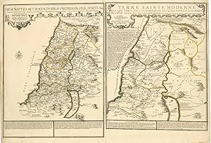 Seller image for Descriptio Accurata Terrae Promissae Per Sortes XII - Terre Sainte Moderne Que Les Turcs, Sous La Domination Des Quels Elle Est, Auiourdhuy, Divisent En Sangiacs Ou Gouvernements .':. for sale by Antiquariat Norbert Haas