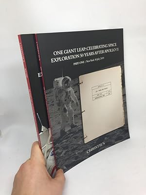 Seller image for ONE GIANT LEAP: CELEBRATING SPACE EXPLORATION 50 YEARS AFTER APOLLO 11: NEW YORK 18 JULY 2019 (PART 1 & 2) [CHRISTIE'S CATALOGUE - 2 VOLS.] for sale by Any Amount of Books