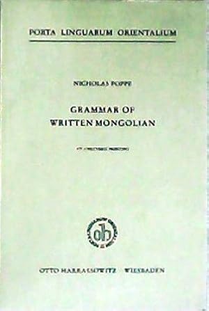 Seller image for Grammar of Written Mongolian. for sale by Librera y Editorial Renacimiento, S.A.