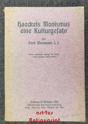 Seller image for Haeckels Monismus, eine Kulturgefahr. for sale by art4us - Antiquariat