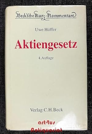 Image du vendeur pour Aktiengesetz. erl. von / Beck`sche Kurz-Kommentare ; Bd. 53 mis en vente par art4us - Antiquariat
