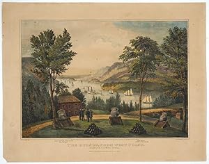 Seller image for The Hudson from West Point. Grounds of the U.S. Military Academy for sale by Antipodean Books, Maps & Prints, ABAA