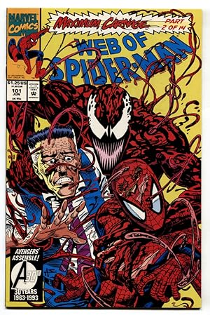 Immagine del venditore per Web Of Spider-Man #101-Maximum Carnage-Venon-Marvel NM- venduto da DTA Collectibles