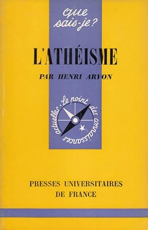 Image du vendeur pour L'ATHISME mis en vente par Librera Vobiscum
