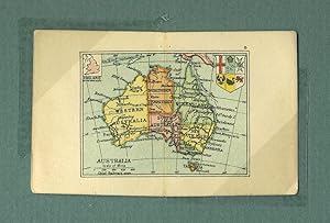 Australia Map from the Smallest Atlas ever Published