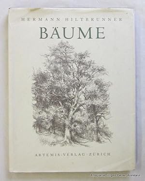 Bäume. Zürich, Artemis, 1948. Fol. Mit teils 32 ganzseitigen Illustrationen von Fritz Deringer. 1...