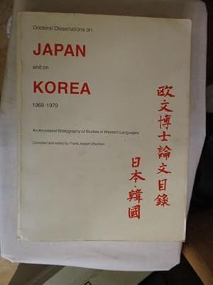 Seller image for DOCTORAL DISSERTATIONS ON JAPAN AND ON KOREA 1969-1979 for sale by GREENSLEEVES BOOKS