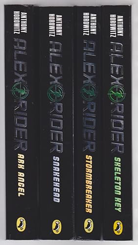 Imagen del vendedor de Alex Rider Series, books 6, 7, 8, 9 (Ark Angel, Snakehead, Crocodile Tears, Scorpia Rising) a la venta por Books of the World