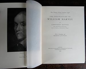 Seller image for The Portraiture of William Harvey. With a catalogue and reproductions of the pictures. (The Thomas Vicary Lecture 1948) for sale by James Fergusson Books & Manuscripts