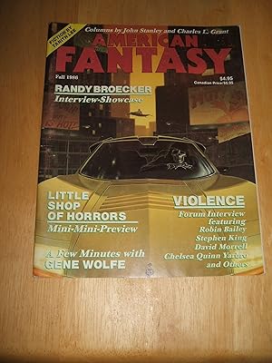 Bild des Verkufers fr American Fantasy Fall 1986 zum Verkauf von biblioboy