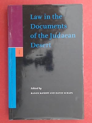 Immagine del venditore per Law in the documents of the judaean desert. Band 96 aus der Reihe "Supplements to the Journal for the Study of Judaism". venduto da Wissenschaftliches Antiquariat Zorn