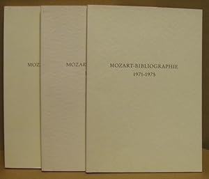 Image du vendeur pour Mozart-Bibliographie. 3 Hefte: 1971-1975. 1976-1980. 1981-1985. Mit Nachtrgen zusammengestellt. mis en vente par Nicoline Thieme