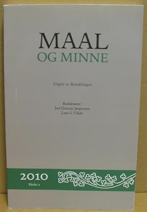 Seller image for Maal og Minne, Band/Nr. Hefte 2/2010 for sale by Nicoline Thieme