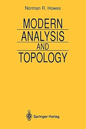 Modern analysis and topology. Universitext