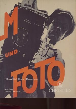 Seller image for Christies October 1992 19th & 20th Century Photographs for sale by thecatalogstarcom Ltd