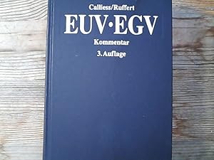 Imagen del vendedor de EUV/EGV. Das Verfassungsrecht der Europischen Union mit Europischer Grundrechtecharta. a la venta por Antiquariat Bookfarm