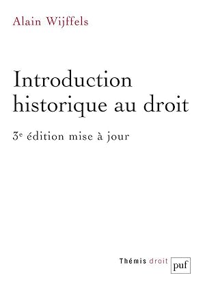 introduction historique au droit (3e édition)